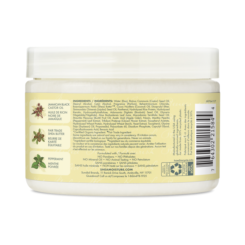 SheaMoisture Leave-In Conditioner – Huile de Ricin Noir Jamaïcain
