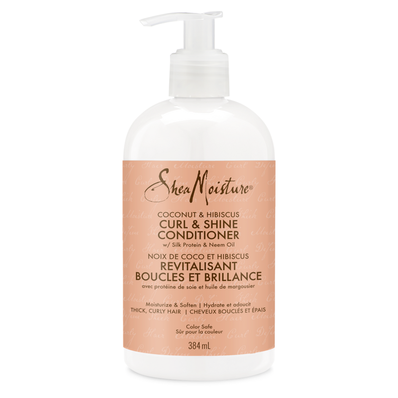 Après-Shampoing SheaMoisture Curl & Shine Coco & Hibiscus