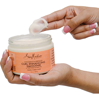 Curl-Enhancing Smoothie SheaMoisture Coco & Hibiscus | Crème Coiffante Boucles