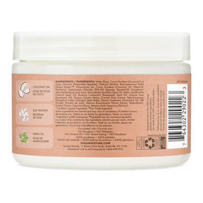 Curl-Enhancing Smoothie SheaMoisture Coco & Hibiscus | Crème Coiffante Boucles