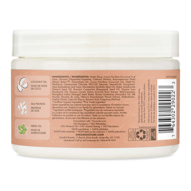 Curl-Enhancing Smoothie SheaMoisture Coco & Hibiscus | Crème Coiffante Boucles