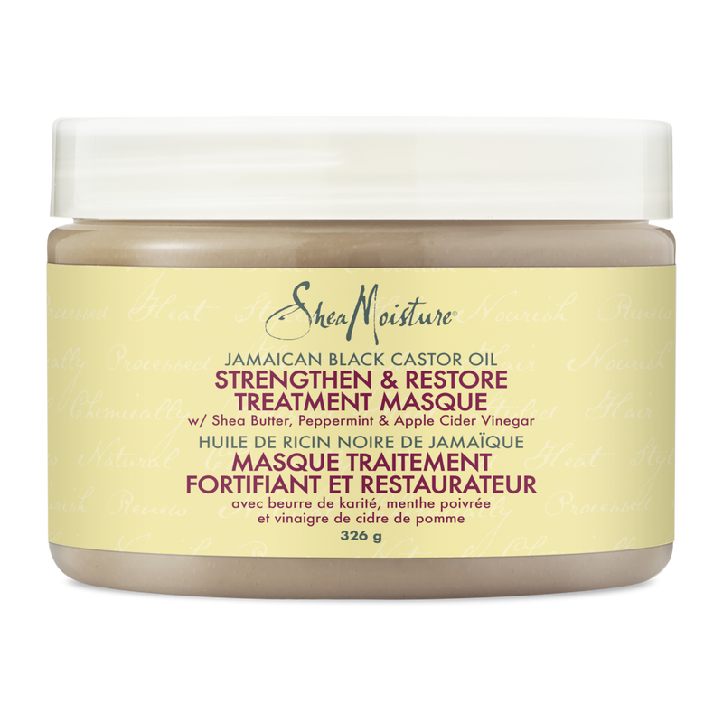 SheaMoisture Masque Capillaire – Huile de Ricin Noir Jamaïcain