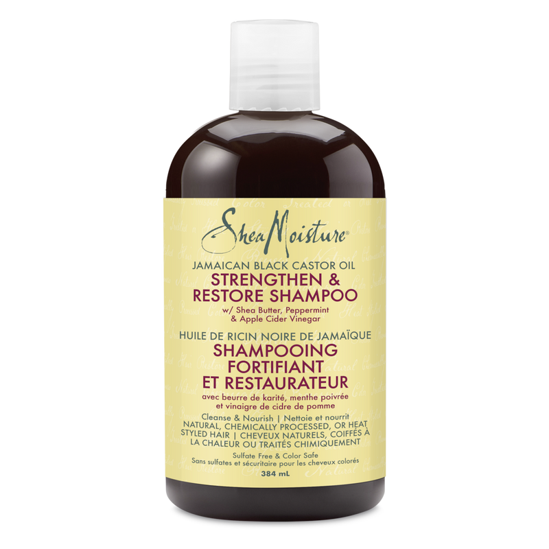 Shampooing SheaMoisture Huile de Ricin Noir Jamaïcain