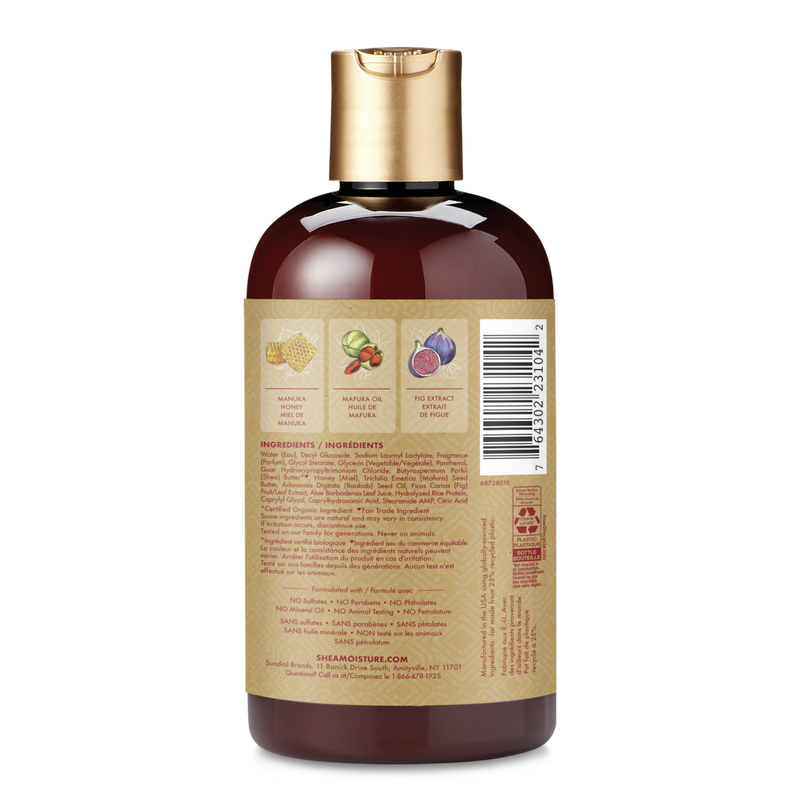 Shampooing Hydratation Intense SheaMoisture Manuka Honey & Mafura Oil