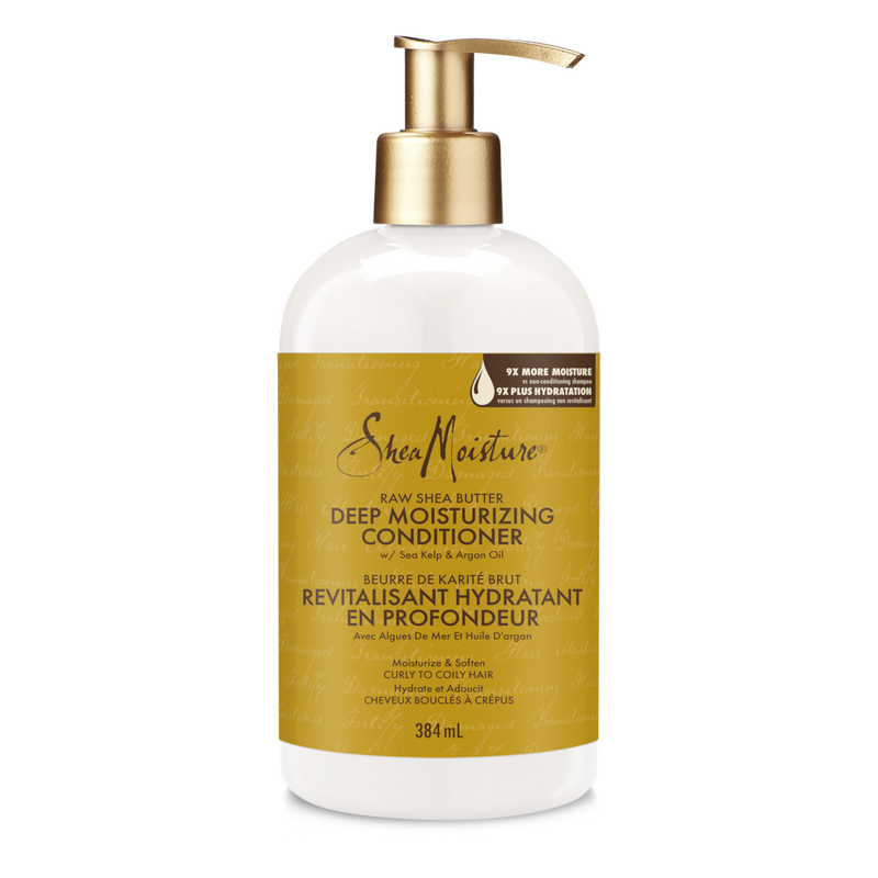 Après-Shampoing Réparateur au Beurre de Karité Brut SheaMoisture Raw Shea Butter
