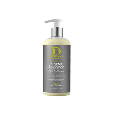 Shampoing Almond & Avocado Hydratant & Démêlant Sans Sulfate Design Essentials