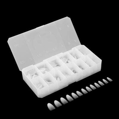 Ombré Gel-X® Forme Ronde Naturelle - Taille M - Boîte de 210 capsules