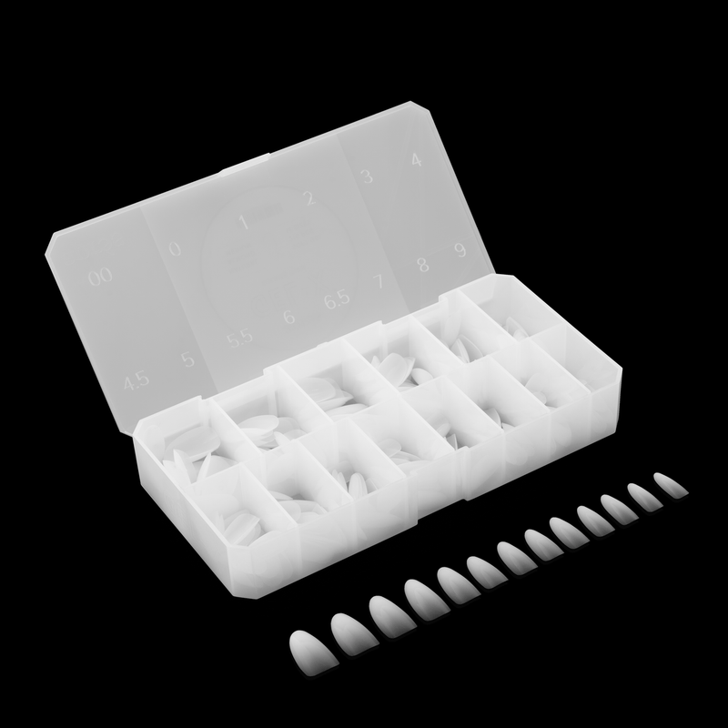 Ombré Gel-X® Forme Ronde Naturelle - Taille M - Boîte de 210 capsules