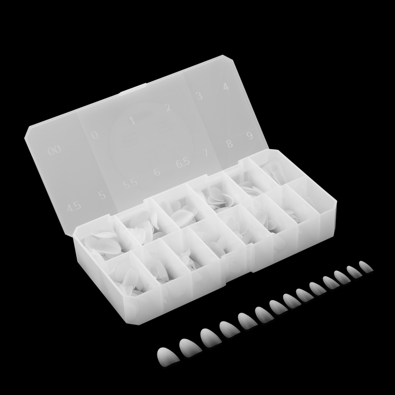 Ombré Gel-X® Forme Ronde Naturelle - Taille S - Boîte de 210 capsules