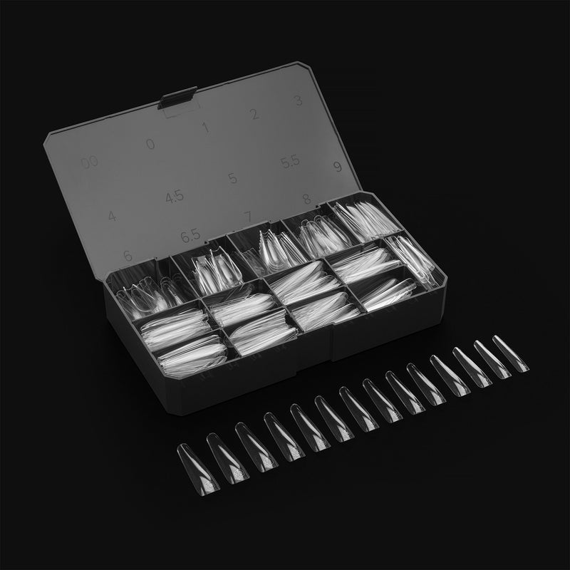 Gel-X® Forme Coffin Sculptée Taille XL – Boîte Pro de 420 Capsules