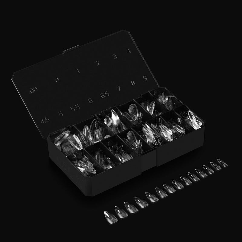 Gel-X® Forme Stiletto Sculptée Taille M – Boîte Pro de 600 Capsules