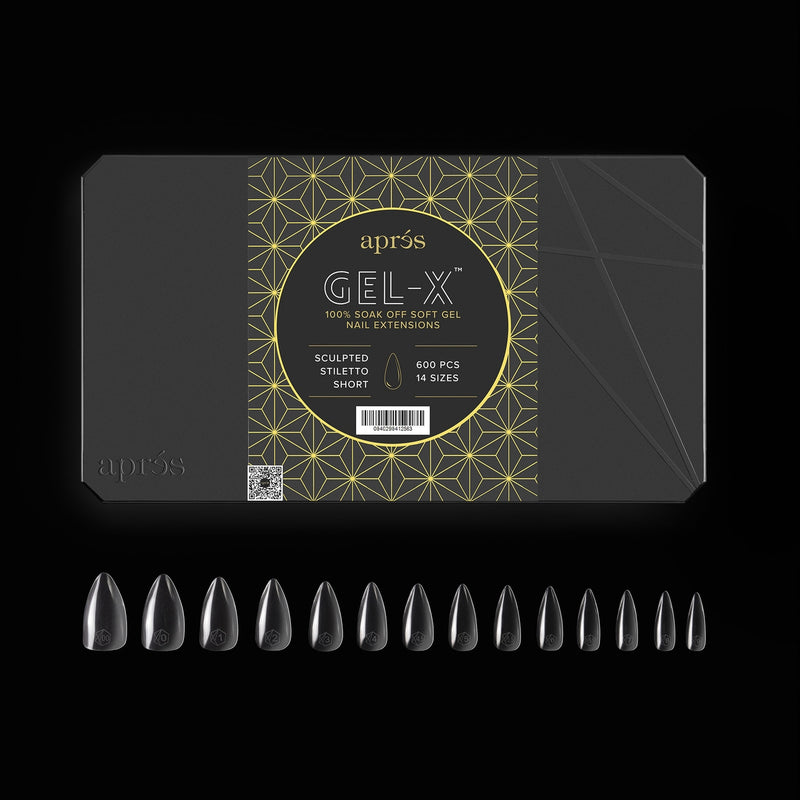Gel-X® Forme Stiletto Sculptée Taille S – Boîte Pro de 600 Capsules